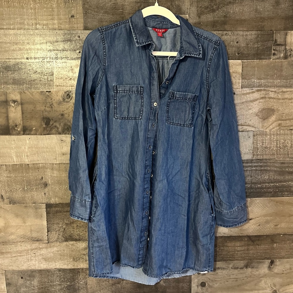 Guess Button Down Dress